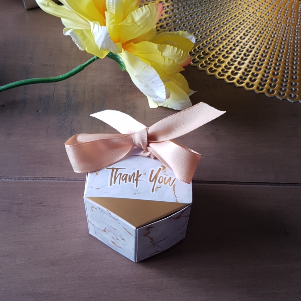 10 Gift Box Favor Box Thank You Box Ribbons